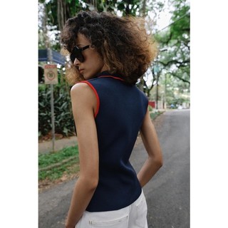 Áo len Cardigan đôi có khóa đôi ZA 4192081