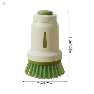Bàn chải làm sạch nhà bếp wth Máy phân phối chất lỏng Tay cầm tiện dụng Chất liệu chống dầu cho nồi và món ăn