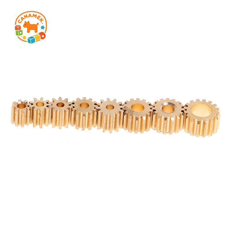 CANAMEK 0.5M Modulus 8T 9T 10T 11T 12T 14T 15T 16T Răng Đồng Truyền Gear Cho Trục Truyền Bánh Răng Phù Hợp Với 1.98MM 2.3mm 3.17MM 3MM 5MM Trục CSF
