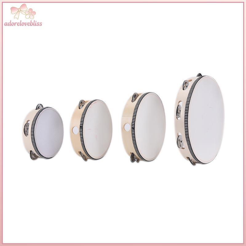 THÊM Nhạc cụ Trống Tambourine Trẻ em Giáo dục âm nhạc Tambourine BSS