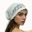 Nữ Ren Hoa Slouchy Beanie Mùa Hè Thoáng Khí Mũ Đầu Lâu Co Giãn Mũ Chống Nắng Để Chụp Ảnh Du Lịch