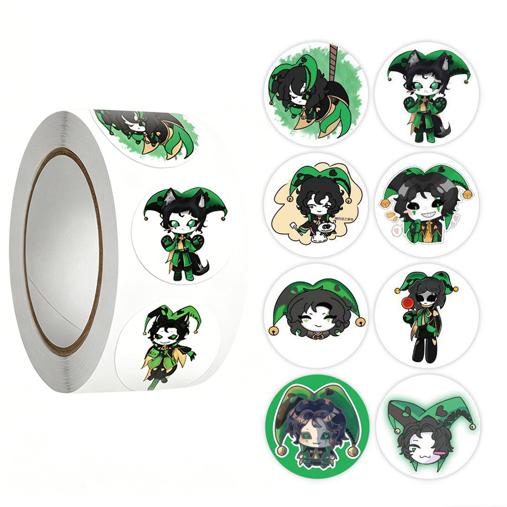 500 Chiếc Roll The Freak Circus‌ Pierrot Harlequin Nhân Vật Dán Cho Thêu Sò Nhật Ký Notebook Laptop Đề Can Trang Trí