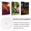 toyuvn SHUAIGUO Acoustic Guitar Sound Hole Cover Máy tạo độ ẩm Máy đo độ ẩm Tắt tiếng Phản hồi Buster Soundhole Phụ kiện cho Guitar dân gian (Màu đen)