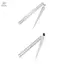 Dụng cụ kiểm tra lỗ đo khoảng cách 1-15 mm Phụ kiện không gỉ đa chức năng