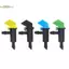 TRTR 50 chiếc 4L / 8L / 16L Cờ nhỏ giọt 1 / 4 "Thép gai Dòng chảy ổn định Micro Nhỏ giọt Tưới Emitter Vườn Tưới Hoa Máy nhỏ giọt VN