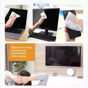 Khăn lau PC E-WOITD 40 Pa - Vải lau màn hình khô và ướt cho ô tô, điện thoại, máy tính bảng, máy tính xách tay, TV và màn hình E-WOITD