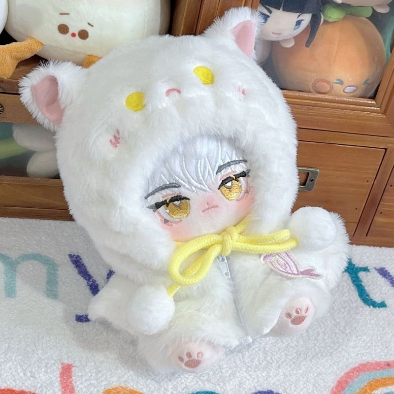 Tình Yêu Ánh Sáng Và Đêm Cotton Búp Bê Ánh Sáng Ban Đêm Lông Cừu Dòng Lông Cừu Cáo Quà Tặng 20cm Quần Áo Bé Xiaoyi Trang Phục