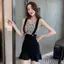Đầm mùa hè Phong cách mới Cổ chữ V gợi cảm dành cho nữ Thiết kế dáng ôm ôm hơn Cảm giác trượt tuyết đuôi cá gói Hip