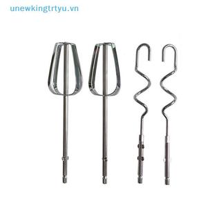 Unewtyu 1 / 2 / 4 Móc khuấy trứng điện, Máy đánh trứng cầm tay bền bằng thép không gỉ Trộn Sti Máy trộn nhà bếp VN