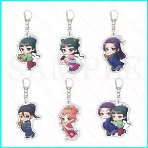 HK1 Nhật ký Apothecary Anime mặt dây chuyền túi acrylic Maomao Jinshi Gaoshun Gyokuyo móc khóa KH1