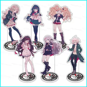 HT2 Danganronpa Đứng Tấm Naegi Makoto Kirigiri Kyoko Acrylic Tấm Giá Đỡ Để Bàn Anime Trang Trí TH2