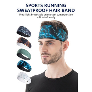 1 Cái Đàn Hồi Cao Nhanh Khô Thể Thao Băng Đô Nhẹ Thoáng Khí Chống Mồ Hôi Mùa Hè Yoga Chạy Bộ Thể Dục Băng Đô Quấn Tóc Nam Nữ