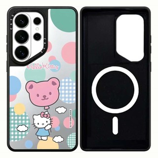 Ốp điện thoại Phone Case For cứng lưới sọc từ tính cho Samsung Galaxy S26 25 24 23 UItra S26 25 24 23 Plus Vỏ bảo vệ chống sốc
