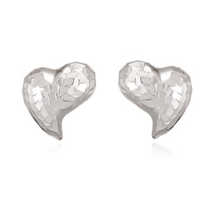 Châu Âu Mỹ ins Phong Cách Mới Mạ Đồng 18K Bông Tai Trái Tim Tình Yêu Nữ
