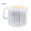 Linh hồn| Cốc Đo 2500ml Cấp Thực Phẩm Dung Tích Lớn Hiệu Ứng Con Dấu Tốt Độ Chính Xác Cao Nhựa Đa Năng Chống Rò Rỉ Trong Suốt Cốc Đo Cân Bát Trộn Có Nắp Cho Gia Đình
