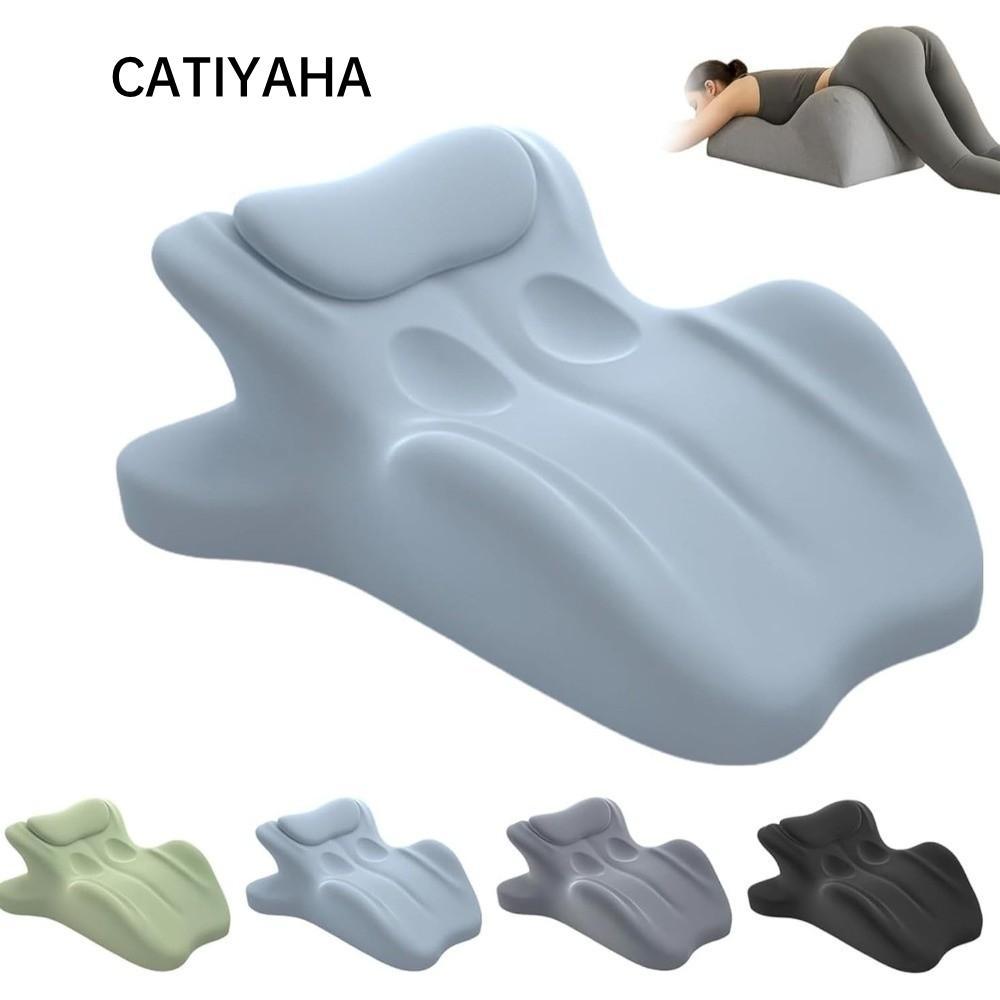 CATIYAHA Relax Cush Gối, Hỗ trợ lưng Gối đôi có thể điều chỉnh, Thiết kế tiện dụng bền bỉ Chống trượt có nắp đậy có thể tháo rời Đệm mông cho cặp đôi để nghỉ ngơi, Massage, đọc sách