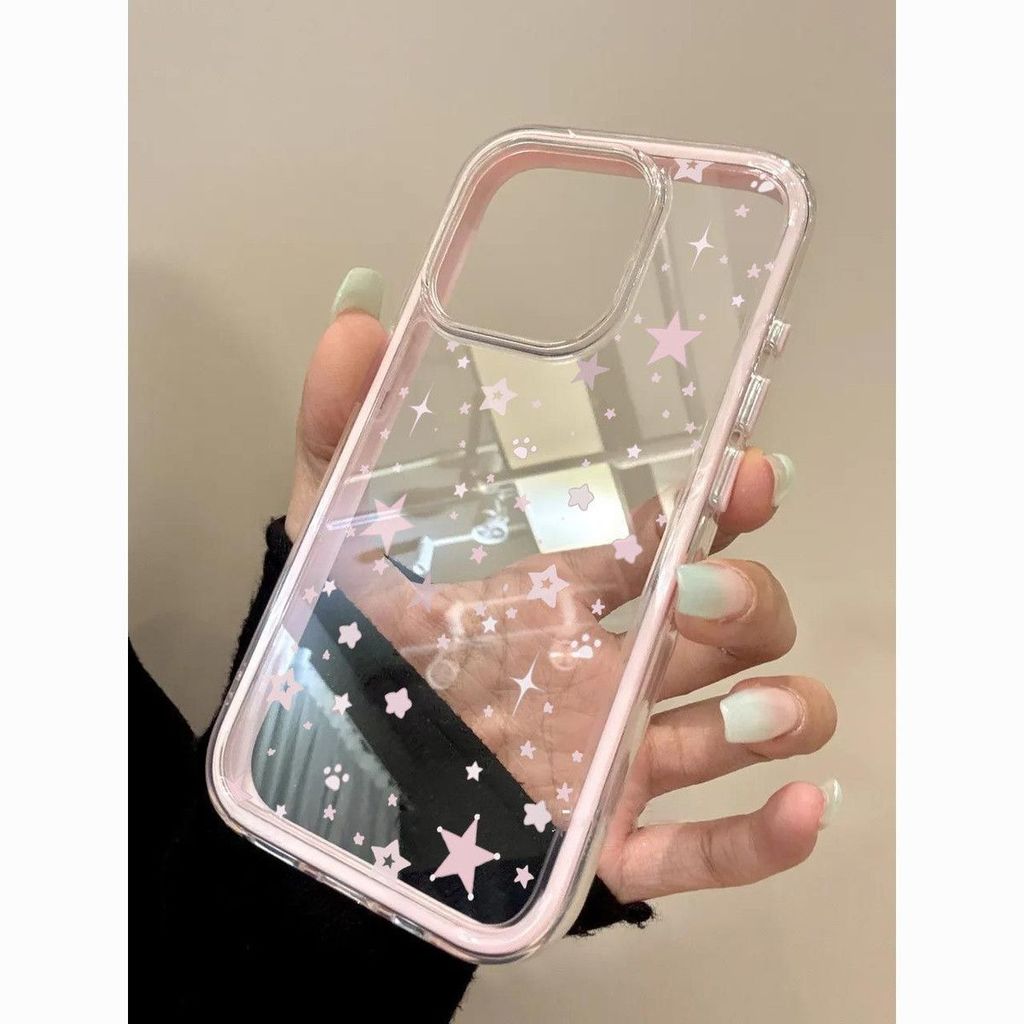 Một cái móng mèo sao3 trong 1 cho 17 16ProMax trường hợp điện thoại 15pro 14plus