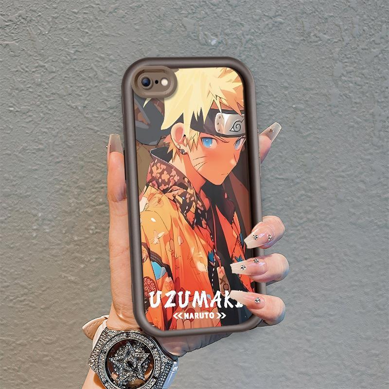 Ốp Lưng Cho iPhone 6 6s 7 8 se2020 Plus Hoạt Hình Silicon Phụ Kiện Vỏ Điện Thoại Mềm TPU One Piece Naruto Mắt Thiên Thần Chống Sốc Ốp Lưng