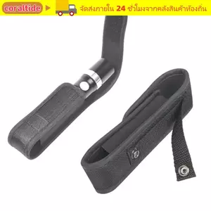 Túi đựng đèn pin CORALTIDE, Túi đèn pin Nylon màu đen, Túi thắt lưng có thể điều chỉnh ngoài trời