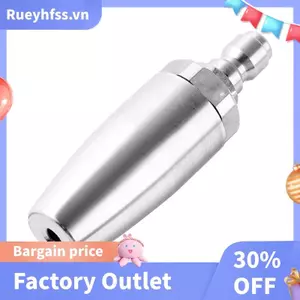 Đầu rửa áp lực Vòi phun Turbo - Vòi phun Turbo máy giặt điện, Kết nối nhanh 1 / 4In, Thép không gỉ, 4.0 Orifice