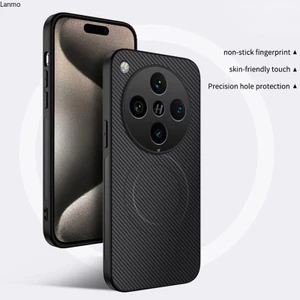 Vỏ Chống Sốc Cho OPPO Find X8 / Find X8 Pro 5G Luxury Matte Case Vỏ Sạc Không Dây Kinh Doanh