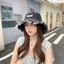 SAIA Washed Denim Hat, Tua Rua Edge Raw Edge Bucket Hat, Casual Denim Blue Sun Protection Hat Mùa Xuân