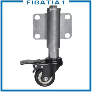 Cổng Bánh Xe Hỗ Trợ Bánh Xe Giảm Sốc Với 360 Xoay Có Thể Thu Vào Lò Xo Tải Cổng Caster Cho Cổng Gỗ Ngoài Trời