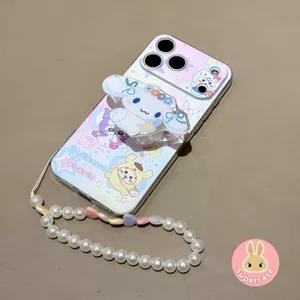 Ốp Điện Thoại Giá Đỡ Quế Dễ Thương Cho Huawei Y9s Y9 Y7 Y6 Pro 2019 2018 Y7p Y6p Y5p 2020 P Smart 2021 2020 + 2019 Z Cover Phim Hoạt Hình Sanrio Chiikawa Vỏ Mềm Có Dây Đeo Tình Yêu