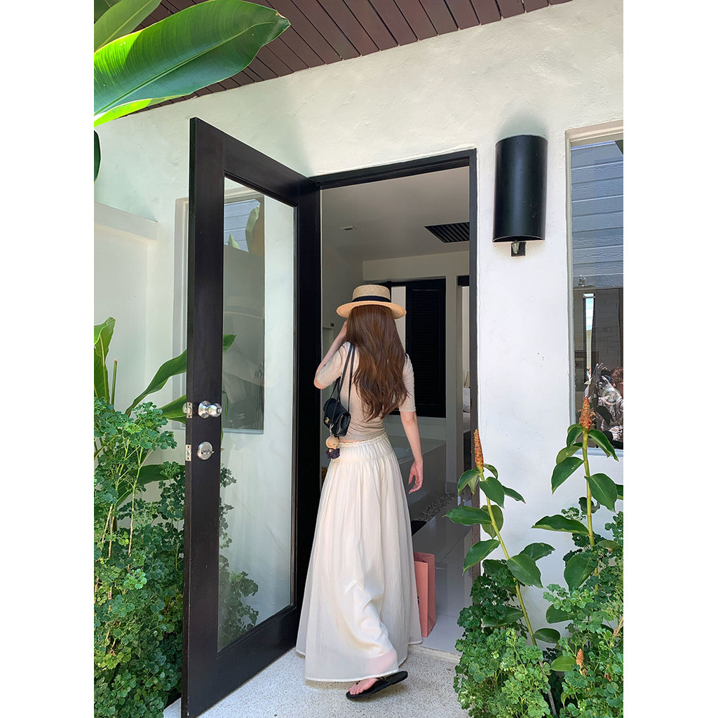 SUXI Quần dài rộng dáng rộng dáng rộng dáng rộng thông thường dành cho nữ mùa hè mới 260508
