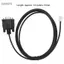 guansfs DB9 RS232 đến RJ11 6P4C Cáp điều khiển nối tiếp Cắm và chạy Ngăn chặn nhiễu EMI Cấu trúc đáng tin cậy Chiều dài 1,8m với vật liệu PVC forAP7800 AP7900 9400144A