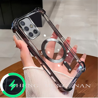 Thích hợp cho Ốp điện thoại Samsung A51 4G M51 A71 họa tiết CD vòng hút từ tính TPU chống rơi dây đeo vỏ mềm 0050