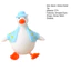 < Pluscloth > Ăn mặc như một con vịt dễ thương: nó đội mũ và áo khoác hoa và là một vật trang trí nhỏ chữa lành bất cứ nơi nào nó được đặt