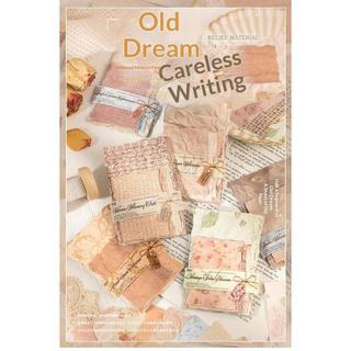 JIANWU Giấc Mơ Cũ Letterhead Series Vintage Cứu Trợ Phong Cảnh Cắt Kéo Thêu Sò Chất Liệu Giấy Sáng Tạo Rác Tạp Chí Văn Phòng Phẩm
