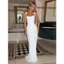 Đầm Maxi nữ màu trắng Elegat Ren Up Dress Slim Trang trọng Đám cưới Khách mời dự tiệc