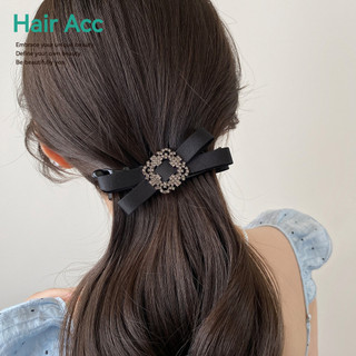 Ánh Sáng Sang Trọng Cao Cấp Vuông Kim Cương Nơ Chuối Kẹp Lưng Nữ Đầu Dọc Cố Định Đuôi Ngựa Kẹp Xoắn Chống Trơn Trượt Ngang Kẹp