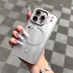 Vật nhỏ mềm mại Ứng dụng iPhone 16P17/1514 Vỏ điện thoại hút từ13/12 Dễ thương 11 Ý tưởng