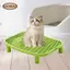Cat Litter Ramp có chức năng lọc Dụng cụ bẫy mèo bước Polypropylen chắc chắn cho hộp đựng mèo già nhỏ