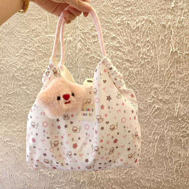 GC2 2026 Phong Cách Hàn Quốc Dễ Thương Hello Kitty Túi Đeo Vai Phong Cách Đa Năng Dung Tích Lớn Đi Lại Túi Tote CG2