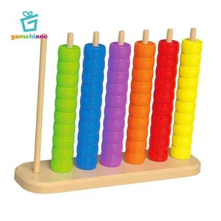 Gamchiano Đếm Nhẫn Stacker Giáo Dục Mầm Non Học Tập Cha Mẹ Con Tương Tác
