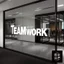 Công ty Cửa Sổ Trang Trí Tường Văn Phòng Cửa Kính Vinyl Miếng Dán Truyền Cảm Hứng Teamwork Teamspiit