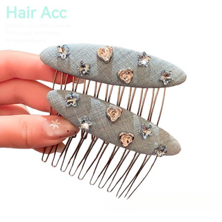 Lược Tóc Vải Xanh Kim Cương Giả Ngôi Sao - Phù Hợp Sử Dụng Hàng Ngày