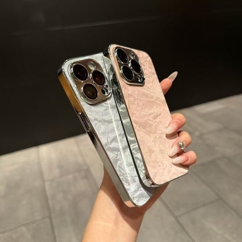 Dành Cho iPhone 13 Flannel Họa Tiết Núi Tuyết 17 / 16pro Ốp Điện Thoại Có Ống Kính Phim 15pm Da Phong Cách Mới 14promax Bao Gồm Tất Cả Vỏ Chống Sốc