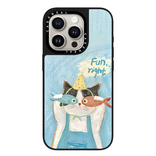CASENEAL Little Fish Cat Vỏ Điện Thoại Gương Chất Lượng Cao Thích Hợp Cho iPhone 17ProMax 17pro 17 air 16promax 16 15promax 15 14promax 13 13promax Ốp Lưng Cứng Chống Rơi Thời Trang