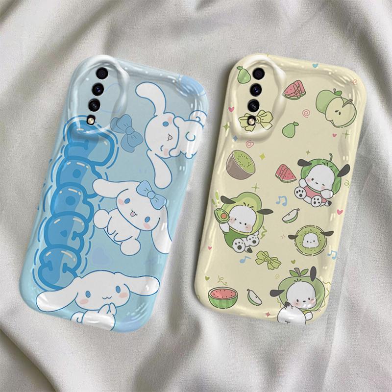 Ốp Lưng Cho Samsung Galaxy A50 A50S A30S Phim Hoạt Hình Kem Sanrio Cặp Đôi Mềm TPU 3D Sóng Silicon Vỏ Điện Thoại