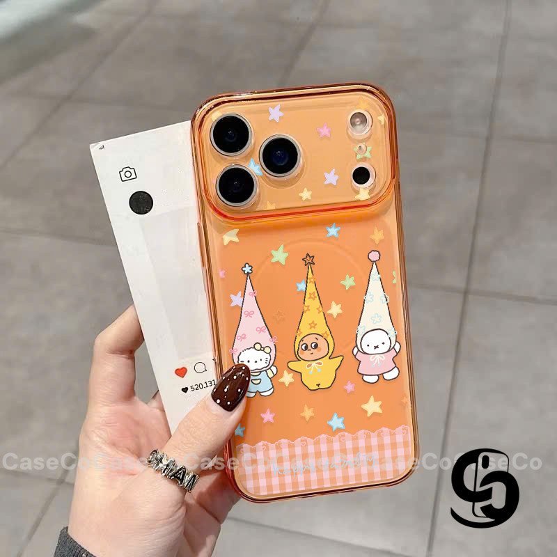 Ốp Lưng Cho IPhone 12 16 11 17 15 13 14 Pro Max 16 15 Plus 17Air Bìa mềm mờ siêu mỏng sang trọng hình thỏ mèo đáng yêu