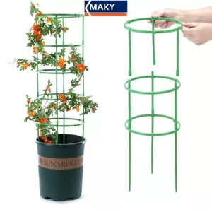 MAKY 1 Bộ Trellis Cà Chua Có Thể Điều Chỉnh Cọc Cây Vườn Trellis Cây Cà Chua Hỗ Trợ Lồng Cho Vườn Chậu Cây Trồng Tiếp Liệu VN