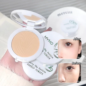 【Roshy】Lớp nền mịn màng dặm lại lớp trang điểm phấn nén lâu trôi. kiểm soát dầu