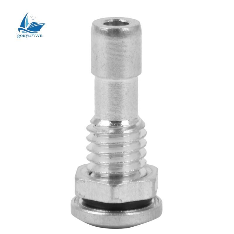 [gouyu77.vn] 2 Ống thoát nước thuyền RC bằng nhôm có ốc vít vòng chữ O cho thuyền RC để làm mát động cơ M6