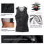 Áo vest không tay nam định hình cơ thể, hỗ trợ giảm mỡ bụng