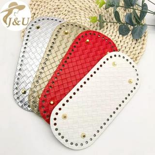 JU DIY Túi Da Đáy 22x10cm PU Dệt Kim Ví Đế Làm Túi Xách Móc Tote Đế Cho Túi Handmade Dự Án VN